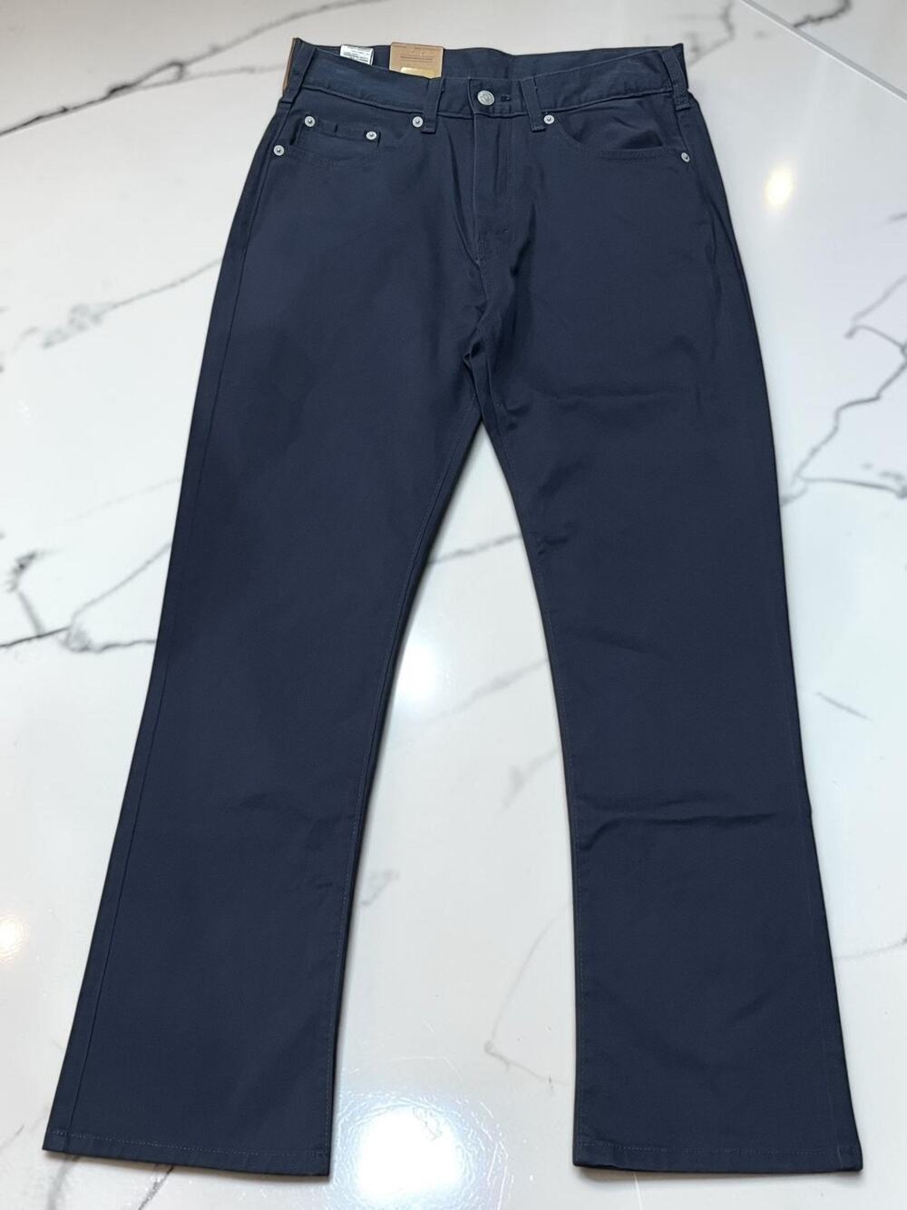 Levi's Men's 517 Bootcut Non-Denim Pants W30 L30 Navy Blue (NWT)